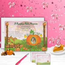 Fairy Tale Pumpkin Patch Princess Girl's Birthday 