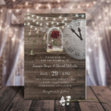 Fairy Tale Rose Flower Dome Rustic Barn Wedding