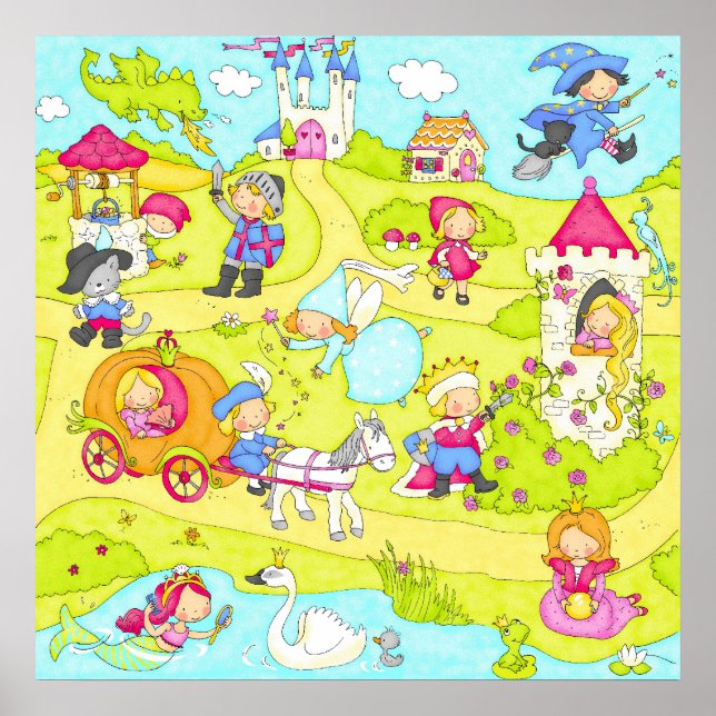 Fairy tale scene poster (Front)