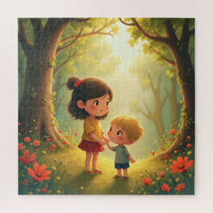 Fairy tale siblings jigsaw puzzle