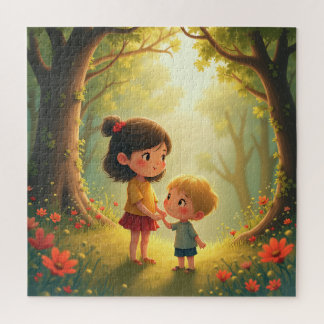 Fairy tale siblings jigsaw puzzle