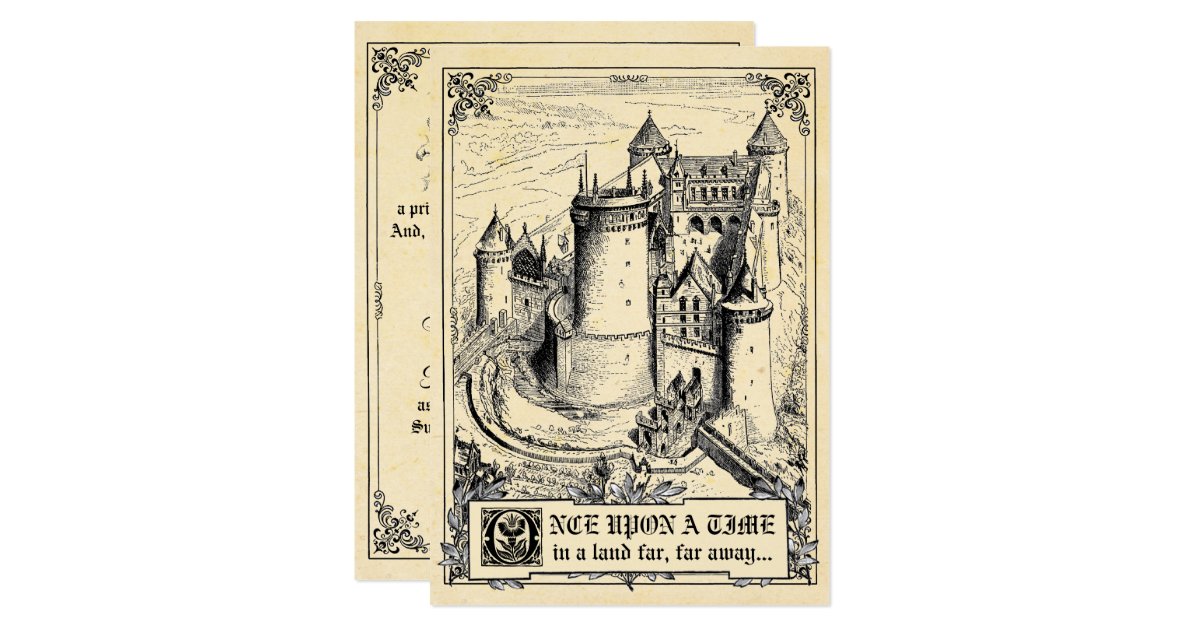 Fairy Tale Storybook Wedding Invitations Zazzle