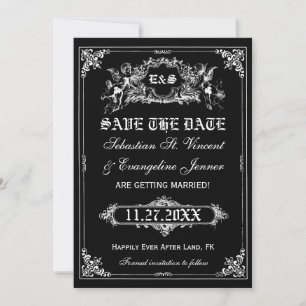 Fairy Tale Storybook Wedding Save the Date Cards