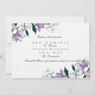 Fairy Tale theme wedding Invitation