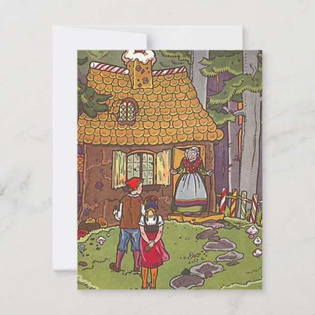 Fairy Tale Themed Party birthday INVITATIONS (Front)