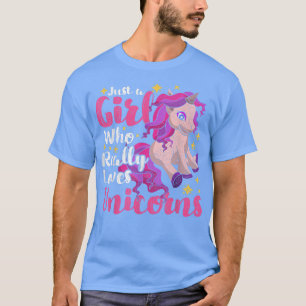 Fairy Tale Unicorn Lover Girls Women Magical Anima T-Shirt