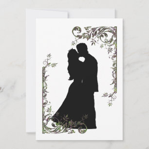 Fairy Tale Wedding Invitation - Classic Black