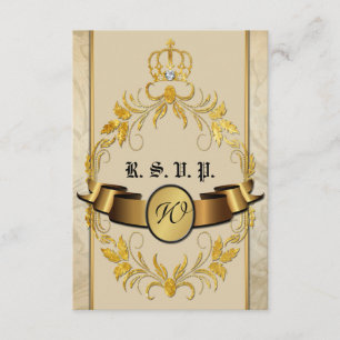 Fairy Tale Wedding RSVP Card