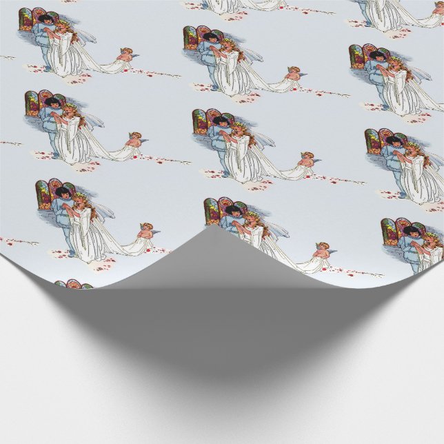 fairy tale wedding wrapping paper (Corner)