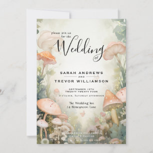 Fairy Tale Woodland Fairycore Romance Invitation