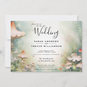 Fairy Tale Woodland Fairycore Romance Invitation