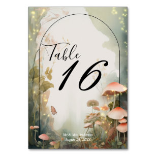 Fairy Tale Woodland Fairycore Romance Table Number