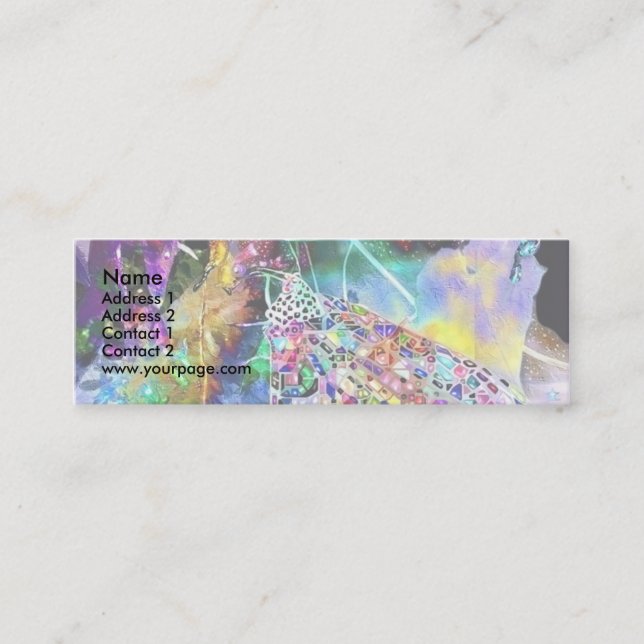 Fairy Tale World Mini Business Card (Front)