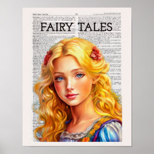 Fairy tales art poster