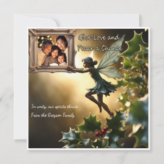 Fairy tales of Tranquility Share Love, Share Peace Card