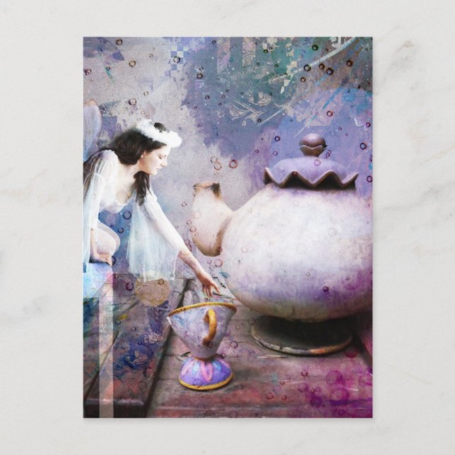 FAIRY TEA POSTCARD (Front)