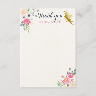 Fairy Thank You Note Card