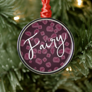 Fairy-themed customizable metal tree decoration