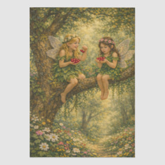 Fairy tissue paper for decoupage, gifts