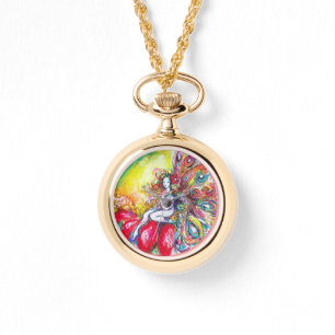 FAIRY TITANIA  ON THE RED FLOWER WATCH