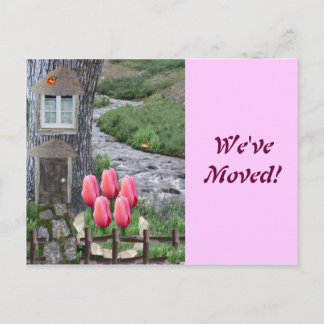 Fairy Tree Cottage Announcement Postcard