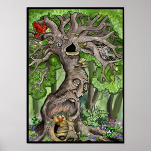 Fairy Tree Home Poster