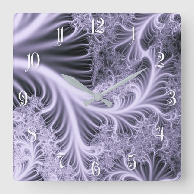 Fairy tree square wall clock (Front)