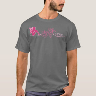 Fairy Tribal Artwork Thibiscus and fairies T-Shirt