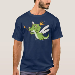 Fairy Triceratops Paleontologist Mystical Dino Fai T-Shirt