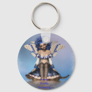 Fairy Turtle Crossing II Key Ring