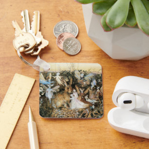 Fairy Twilight by John Anster Fitzgerald Key Ring