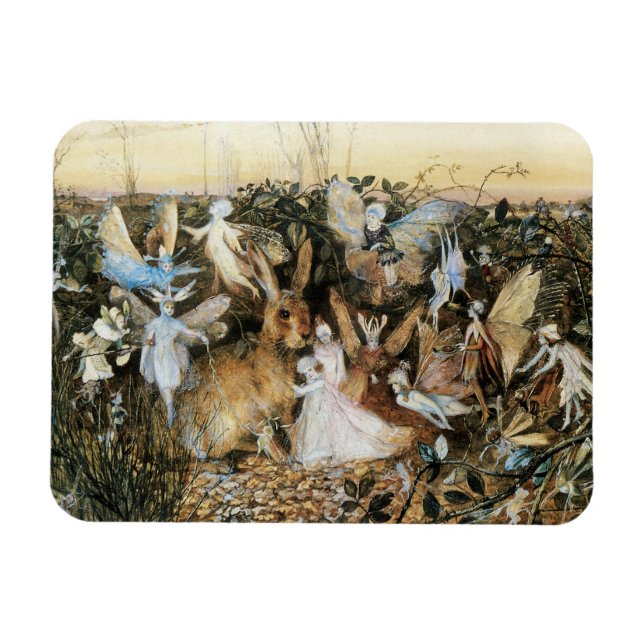 Fairy Twilight by John Anster Fitzgerald Magnet (Horizontal)