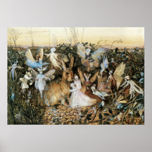 Fairy Twilight by John Anster Fitzgerald Poster