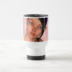 Fairy under Rainbow Travel Mug