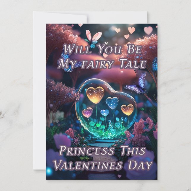 Fairy Valentines Day Invitation (Front)