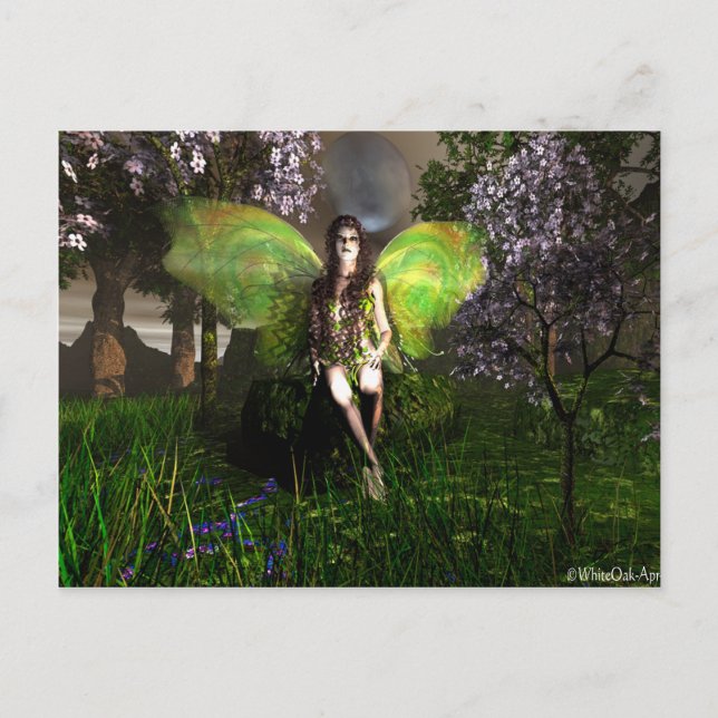 Fairy Vineglitter Postcard (Front)