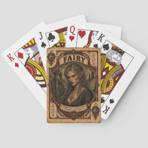 Fairy, Vintage Circus Monsters Playing Cards