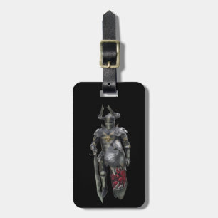 Fairy warrior luggage tag