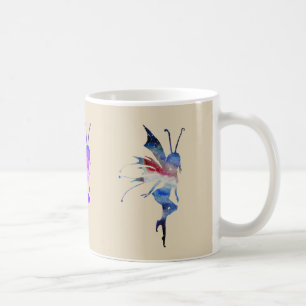 Fairy Watercolor Art  Classic White Mug