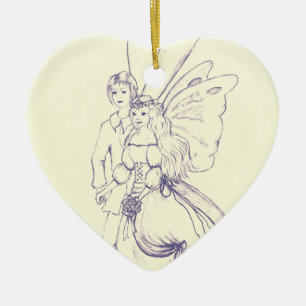 Fairy Wedding Ceramic Tree Decoration
