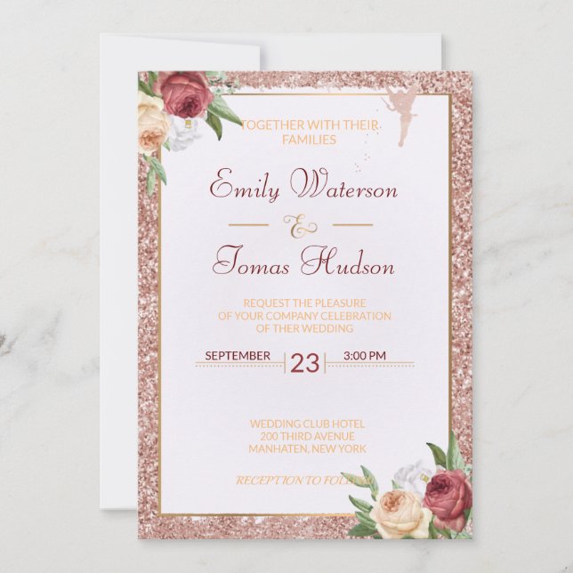 fairy Wedding Invitation (Front)