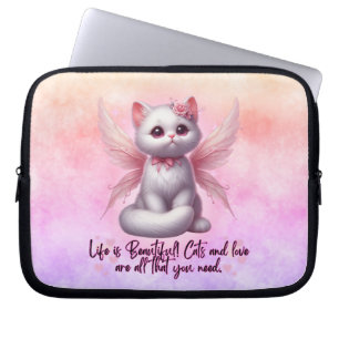 Fairy Whiskers of Love Laptop Sleeve