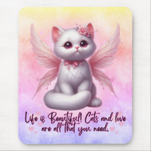 Fairy Whiskers of Love Mouse Mat