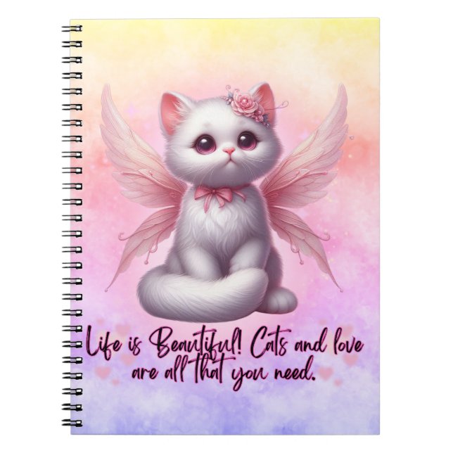 Fairy Whiskers of Love Notebook (Front)