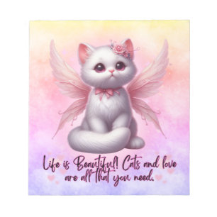 Fairy Whiskers of Love Notepad