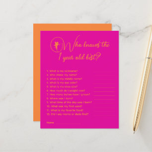 Fairy Who Knows The 1 Year Old Best Party Game