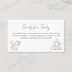 Fairy Wildflower Enchanted Whimsical Baby Shower  Enclosure Card