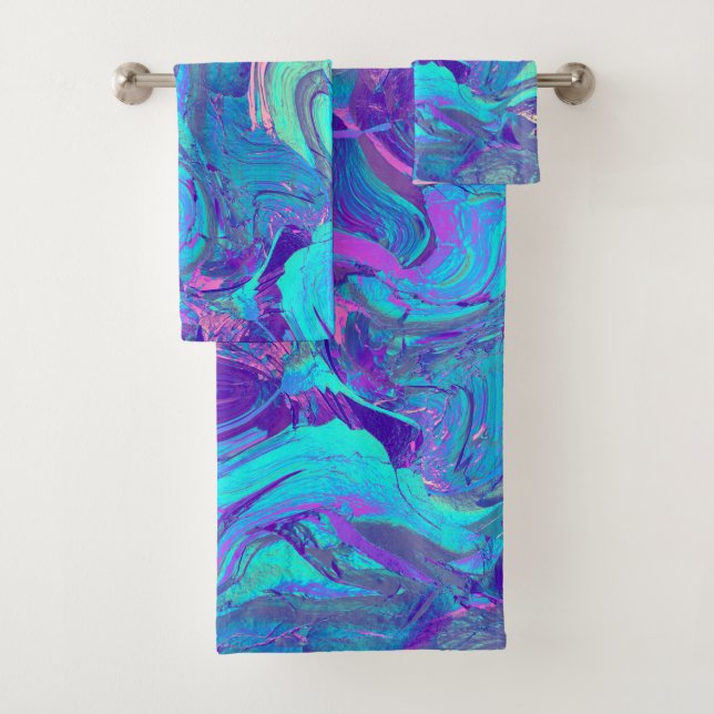 fairy wing artglass : bath towel set (Insitu)