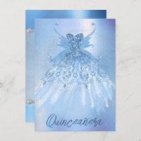 Fairy Wing Ice Gown | Frost Blue Iridescent Sheen