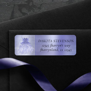 Fairy Wing Lavender Gown   Purple Sheen Address